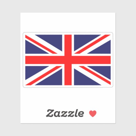 Vlag van het Verenigd Koninkrijk Sticker (Vel)
