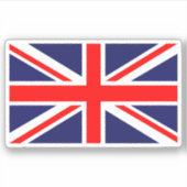 Vlag van het Verenigd Koninkrijk Sticker (Voorkant)