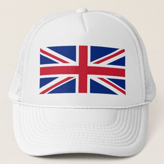 Vlag van het Verenigd Koninkrijk Trucker Pet (Voorkant)
