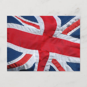 Vlag van het Verenigd Koninkrijk (Union Jack) Foto Briefkaart