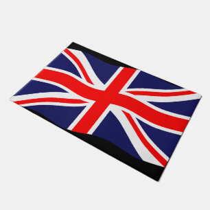 Vlag van het Verenigd Koninkrijk + uw ideeën Deurmat