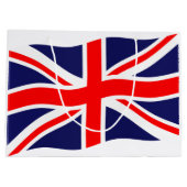 Vlag van het Verenigd Koninkrijk + uw ideeën Groot Cadeauzakje (Achterkant)