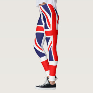 Vlag van het Verenigd Koninkrijk + uw ideeën Leggings