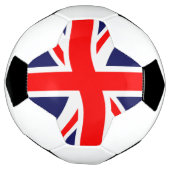 Vlag van het Verenigd Koninkrijk + uw ideeën Voetbal (Gedraaid)