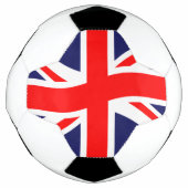 Vlag van het Verenigd Koninkrijk + uw ideeën Voetbal (Voorkant)