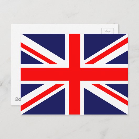 vlag van het Verenigd Koninkrijk van Groot-Brittan Briefkaart (Voorkant / Achterkant)
