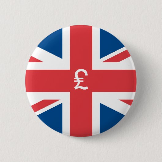 Vlag van het Verenigd Koninkrijk van Groot-Brittan Ronde Button 5,7 Cm (Voorkant)