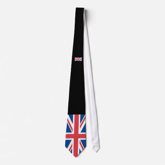 Vlag van het Verenigd Koninkrijk van Groot-Brittan Stropdas (Voorkant)