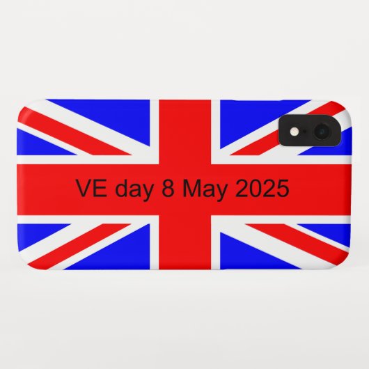 Vlag van het Verenigd Koninkrijk VE dag 2025 Case-Mate iPhone Case (Achterkant (horizontaal))