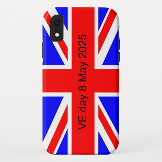 Vlag van het Verenigd Koninkrijk VE dag 2025 Case-Mate iPhone Case (Achterkant)
