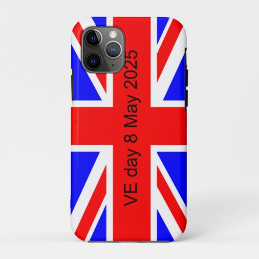 Vlag van het Verenigd Koninkrijk VE dag 2025 Case-Mate iPhone Case (Achterkant)