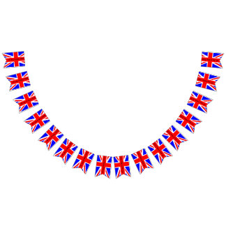Vlag van het Verenigd Koninkrijk VE dag bunting ba Vlaggetjes