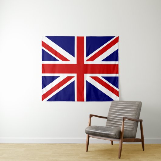 Vlag van het Verenigd Koninkrijk Wandkleed (In Situ (horizontaal))