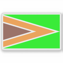 Vlag van het Vihiga County, de Republiek Kenia Sticker
