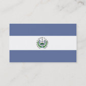 Vlag van het Visitekaartje El Salvador (Achterkant)