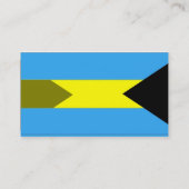Vlag van het Visitekaartje van Bahama's (Achterkant)