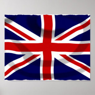 Vlag van het VK Poster