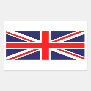 Vlag van het VK Rechthoekige Sticker