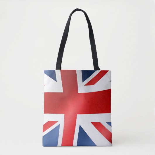 Vlag van het VK voor All-Over-Print Canvas tas (Voorkant)