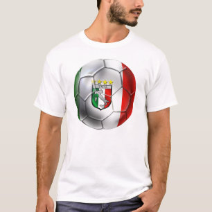 vlag van het Voetbal Forza Azzurri Calcio T-shirt