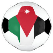 Vlag van het Voetbal Jordanië (Gedraaid)