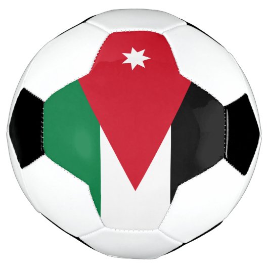 Vlag van het Voetbal Jordanië (Gedraaid)