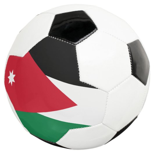 Vlag van het Voetbal Jordanië (Drie kwart)