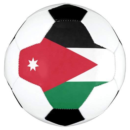 Vlag van het Voetbal Jordanië (Voorkant)