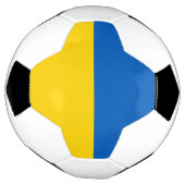 Vlag van het Voetbal Oekraïne (Gedraaid)