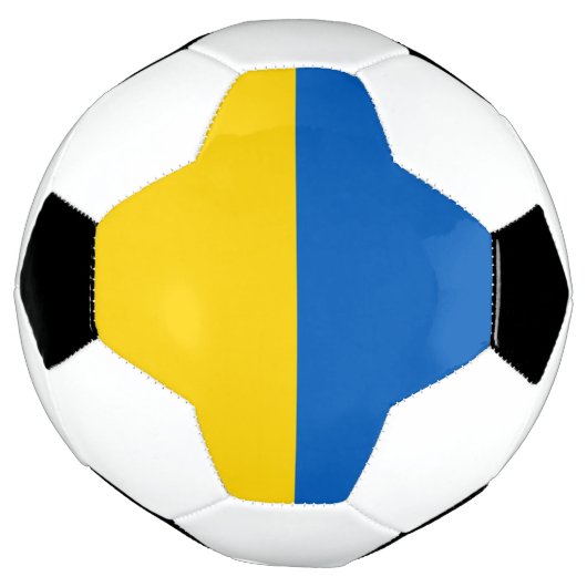 Vlag van het Voetbal Oekraïne (Gedraaid)