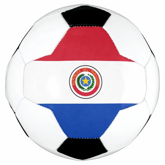 Vlag van het Voetbal Paraguay (Voorkant)
