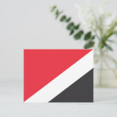 Vlag van het Vorstendom Sealand Briefkaart (Staand voorkant)