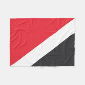 Vlag van het Vorstendom Sealand Fleece Deken (Voorkant (Horizontaal))