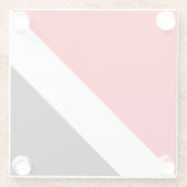 Vlag van het Vorstendom Sealand Glazen Onderzetter (Achterkant)