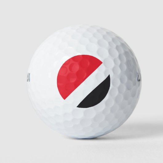 Vlag van het Vorstendom Sealand Golfballen (Voorkant)