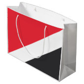 Vlag van het Vorstendom Sealand Groot Cadeauzakje (Achterkant Gekanteld)