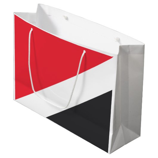 Vlag van het Vorstendom Sealand Groot Cadeauzakje (Voorkant Gekanteld)