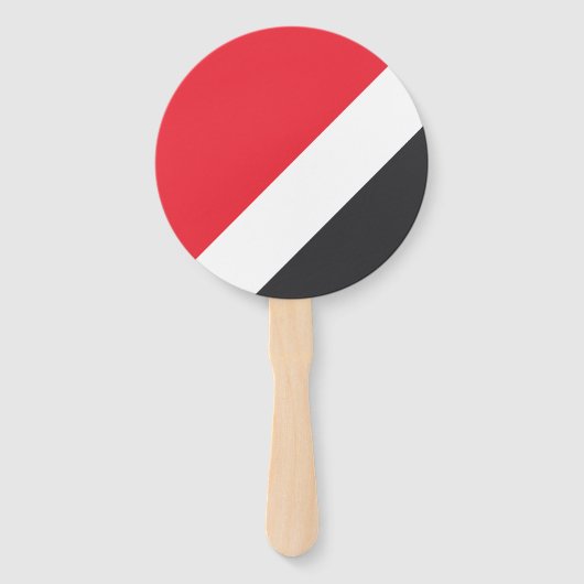 Vlag van het Vorstendom Sealand Handwaaier (Voorkant)
