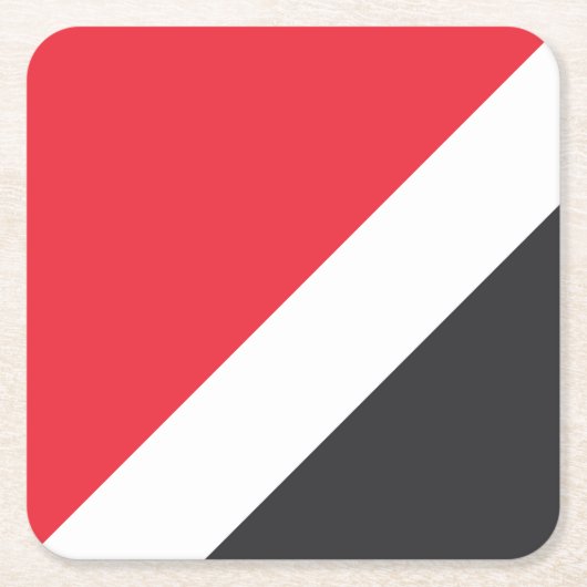 Vlag van het Vorstendom Sealand Kartonnen Onderzetters (Voorkant)