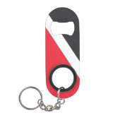 Vlag van het Vorstendom Sealand Mini Flessenopener (Voorkant)