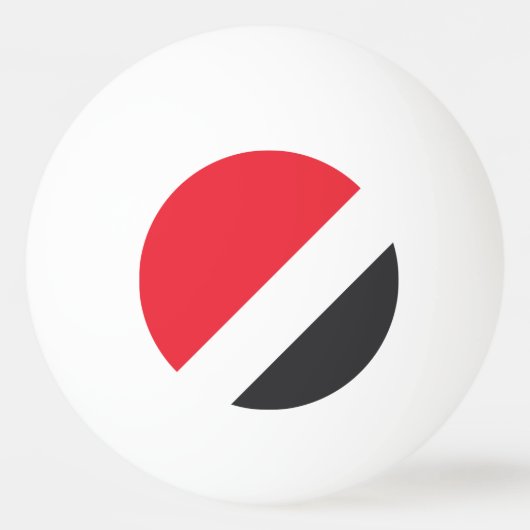 Vlag van het Vorstendom Sealand Pingpongbal (Voorkant)