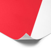 Vlag van het Vorstendom Sealand Poster (Hoek)