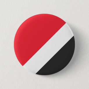Vlag van het Vorstendom Sealand Ronde Button 5,7 Cm
