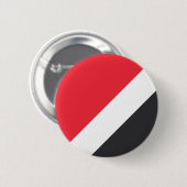 Vlag van het Vorstendom Sealand Ronde Button 5,7 Cm (Voorkant /achterkant)