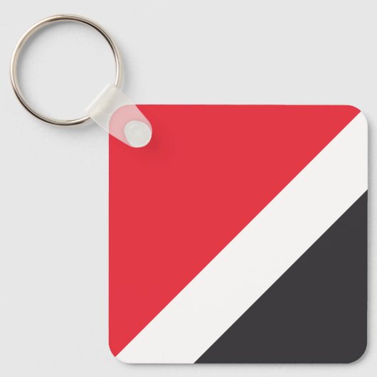 Vlag van het Vorstendom Sealand Sleutelhanger (Voorkant)