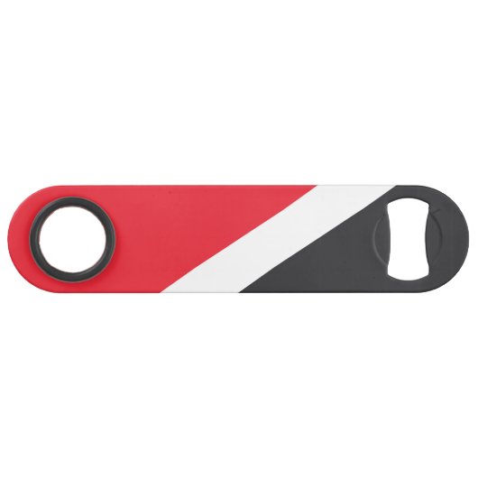 Vlag van het Vorstendom Sealand Speed Flessenopener (Voorkant (Horizontaal))