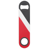 Vlag van het Vorstendom Sealand Speed Flessenopener (Voorkant)
