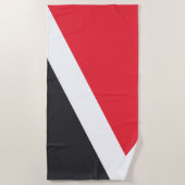 Vlag van het Vorstendom Sealand Strandlaken (Voorkant)