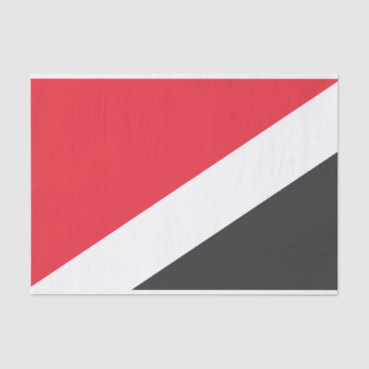 Vlag van het Vorstendom Sealand Tissuepapier (Voorkant)