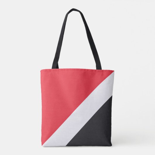 Vlag van het Vorstendom Sealand Tote Bag (Achterkant)